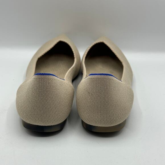 ROTHY'S The Point Driftwood Ecru Tan Beige Neutral Flat Sz 11 $145 - Picture 5 of 8